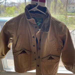 LLbean lightweight khaki coat